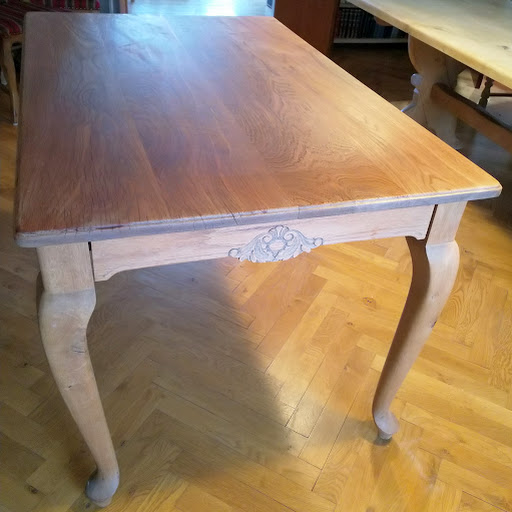 Spisebord egetræ